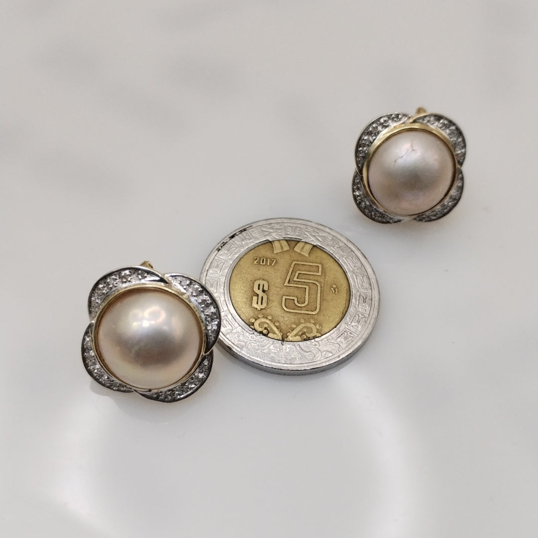 ARETES PAR ORO 14 K 8,60 GRMS (SEMINUEVO)