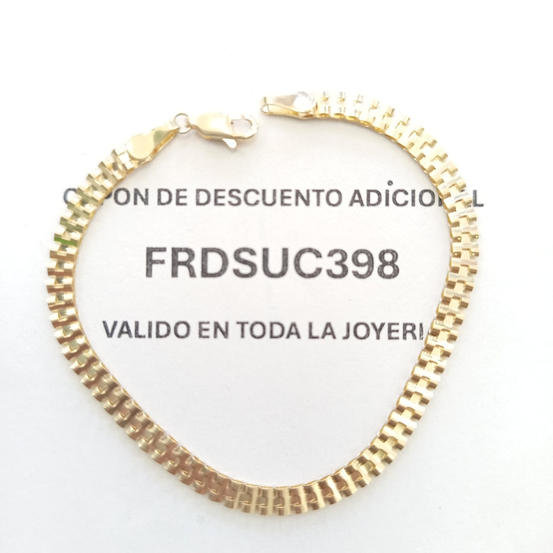 PULSERA ESPECIAL 14K 18 CM 4.1 GR (NUEVO)