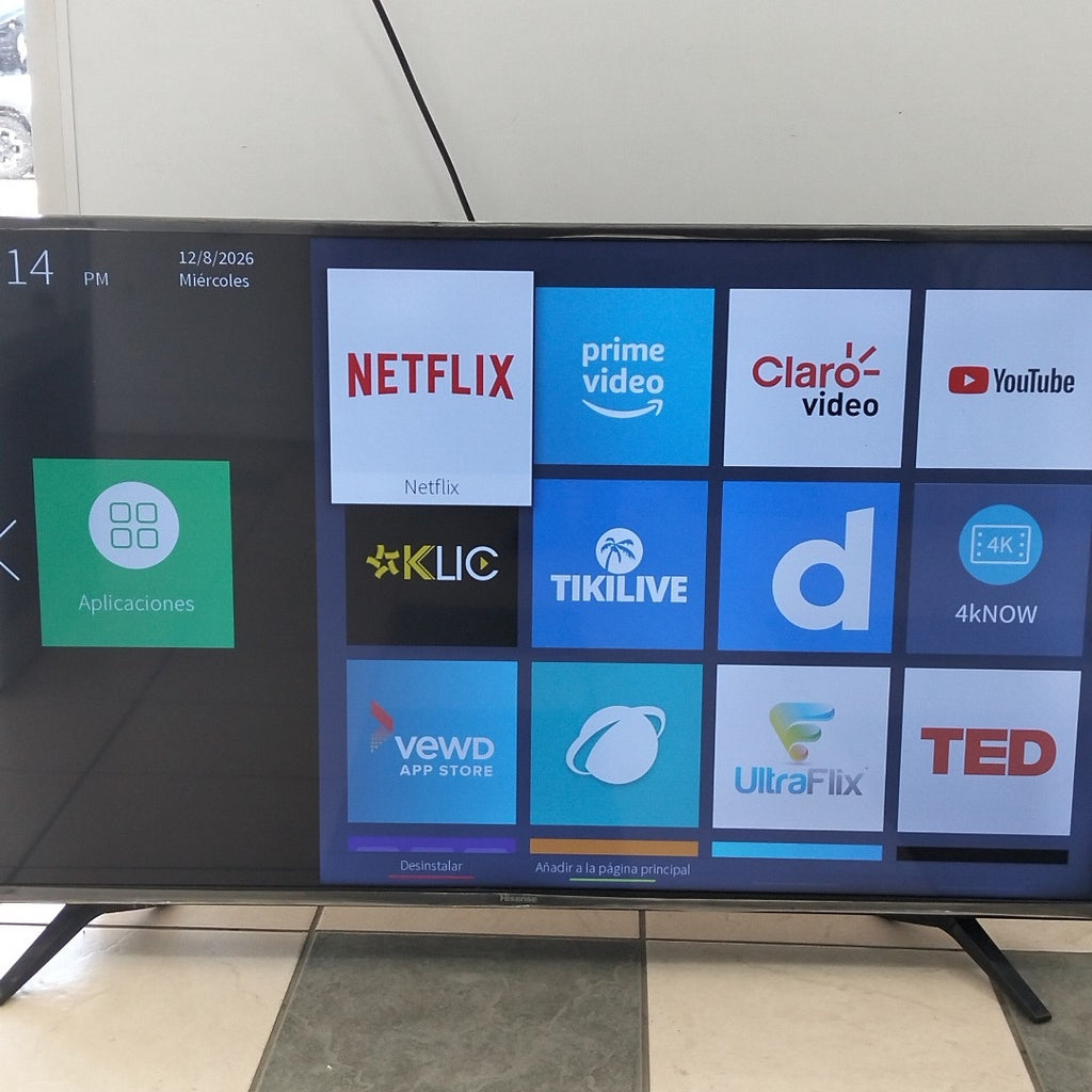 PANTALLA HISENSE 50H6E (2018) 50" LED 4K (SEMINUEVO)