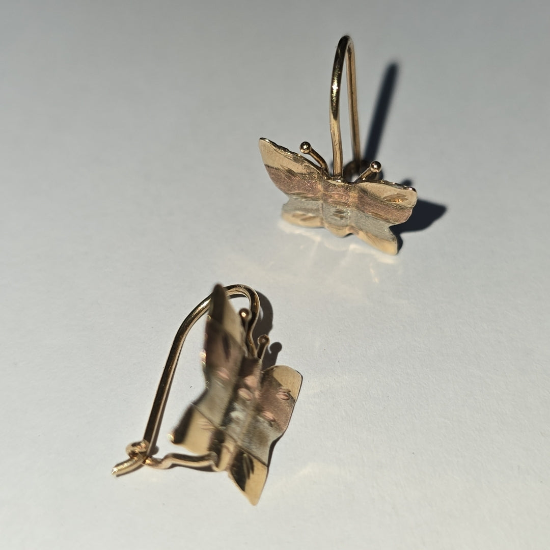 ARETES PAR ORO 10 K 1.2 GRMS (SEMINUEVO)