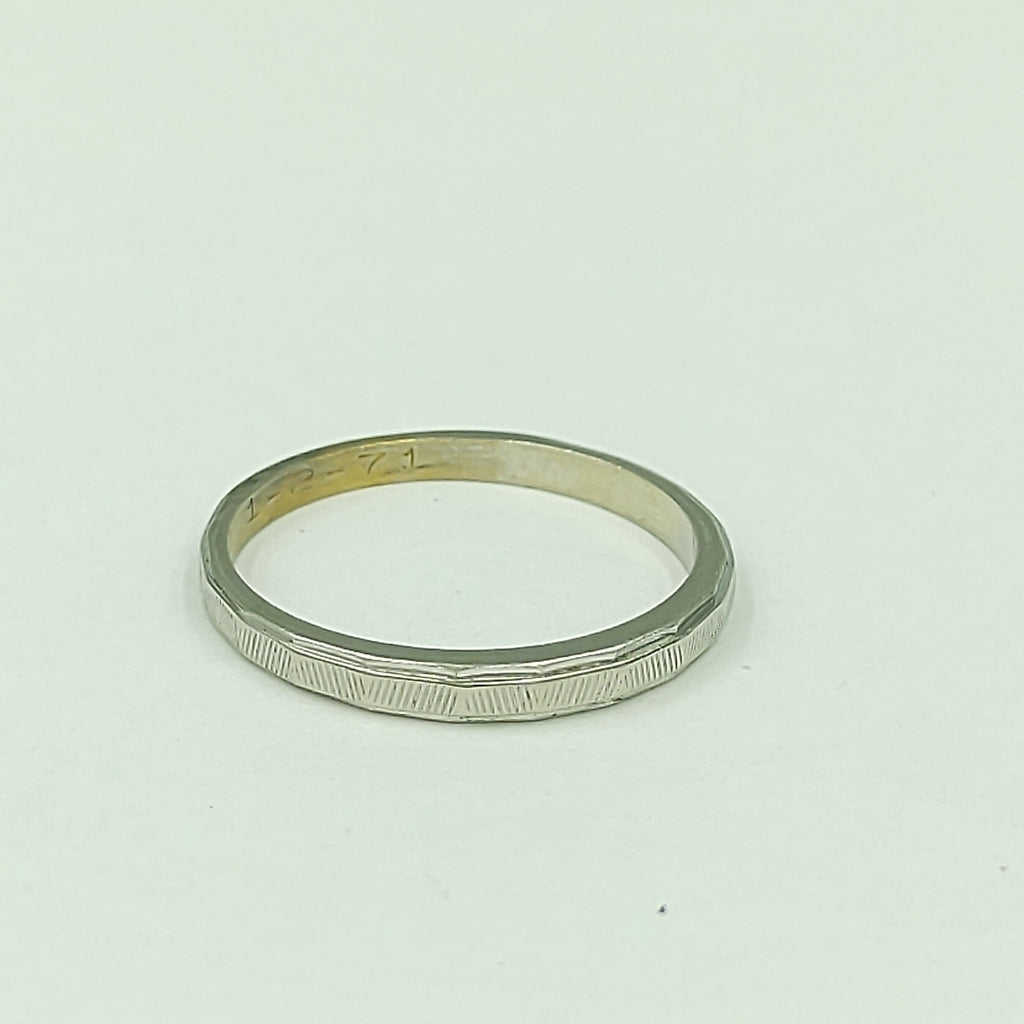 ARGOLLA ORO,ORO BLANCO 14 K 1,70 GRMS (SEMINUEVO)