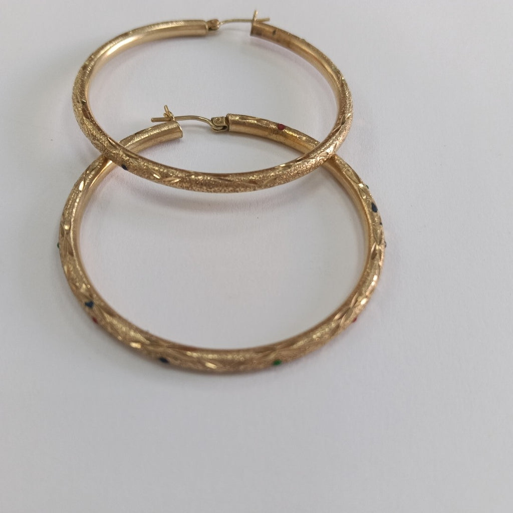 ARRACADAS PAR ORO 10 K 6.7 GRMS (SEMINUEVO)