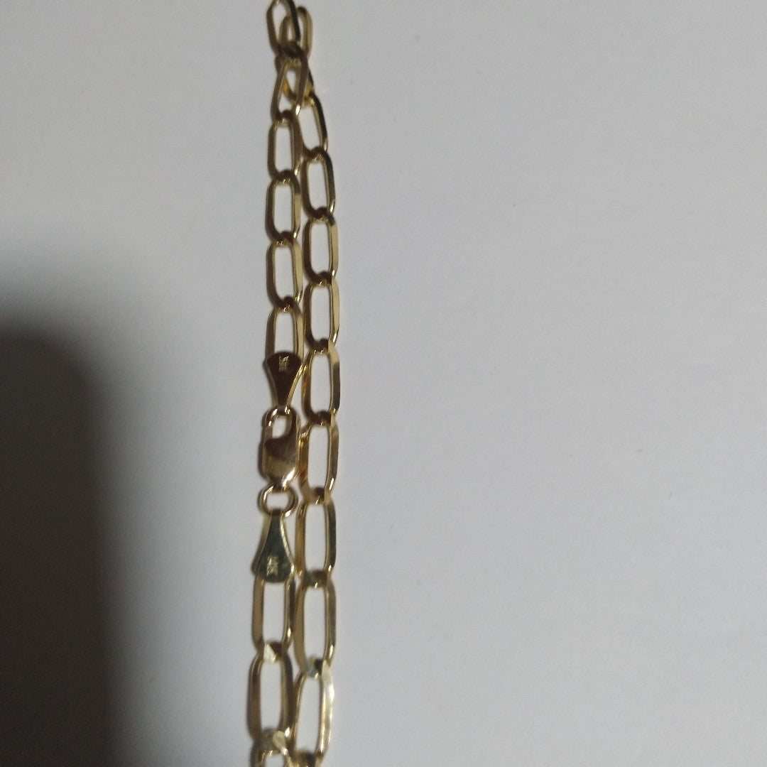 PULSERA ESLABON 14K 21 CM 4.2 GR (NUEVO)