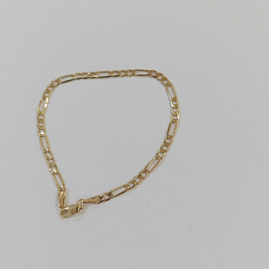 PULSERA TEJIDO 3X1 14K 18 CM 2.6 GR (NUEVO)