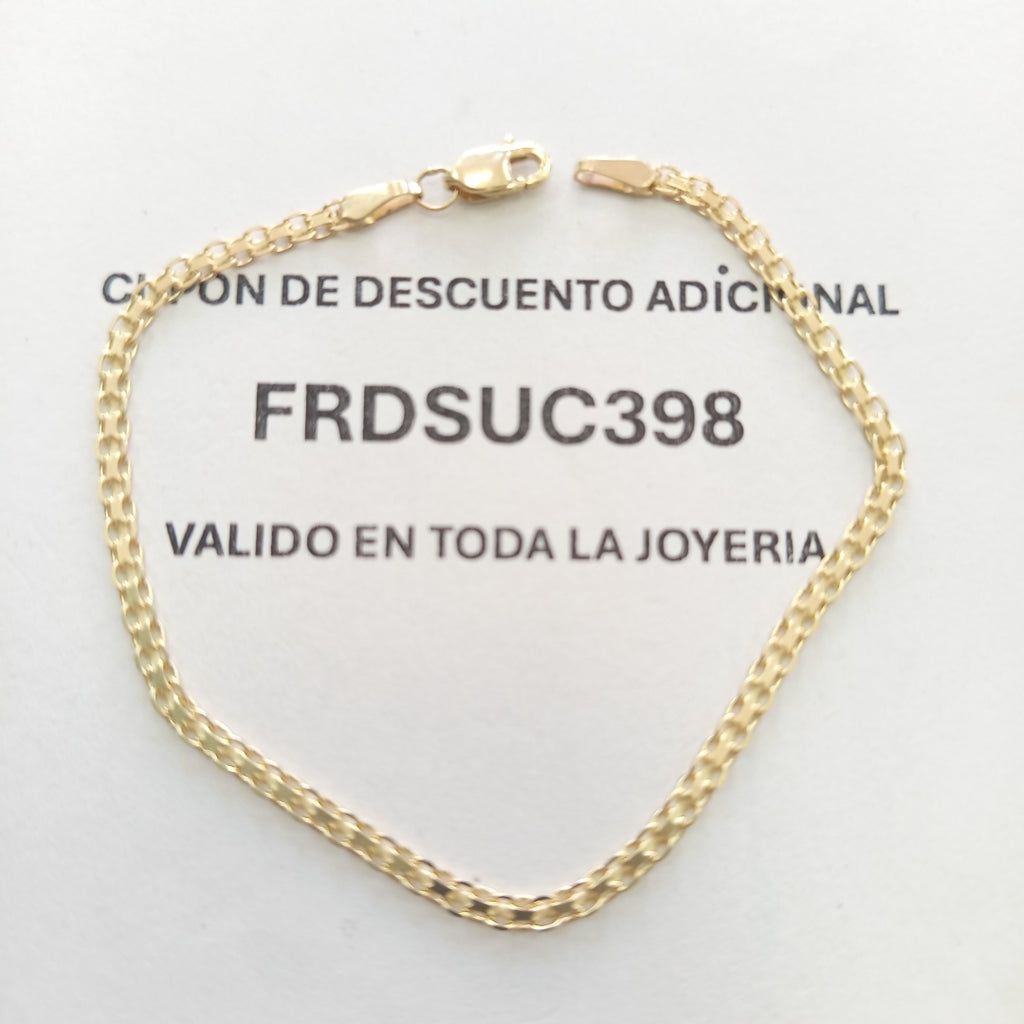 PULSERA BISMARK 14K 18 CM 2.4 GR (NUEVO)