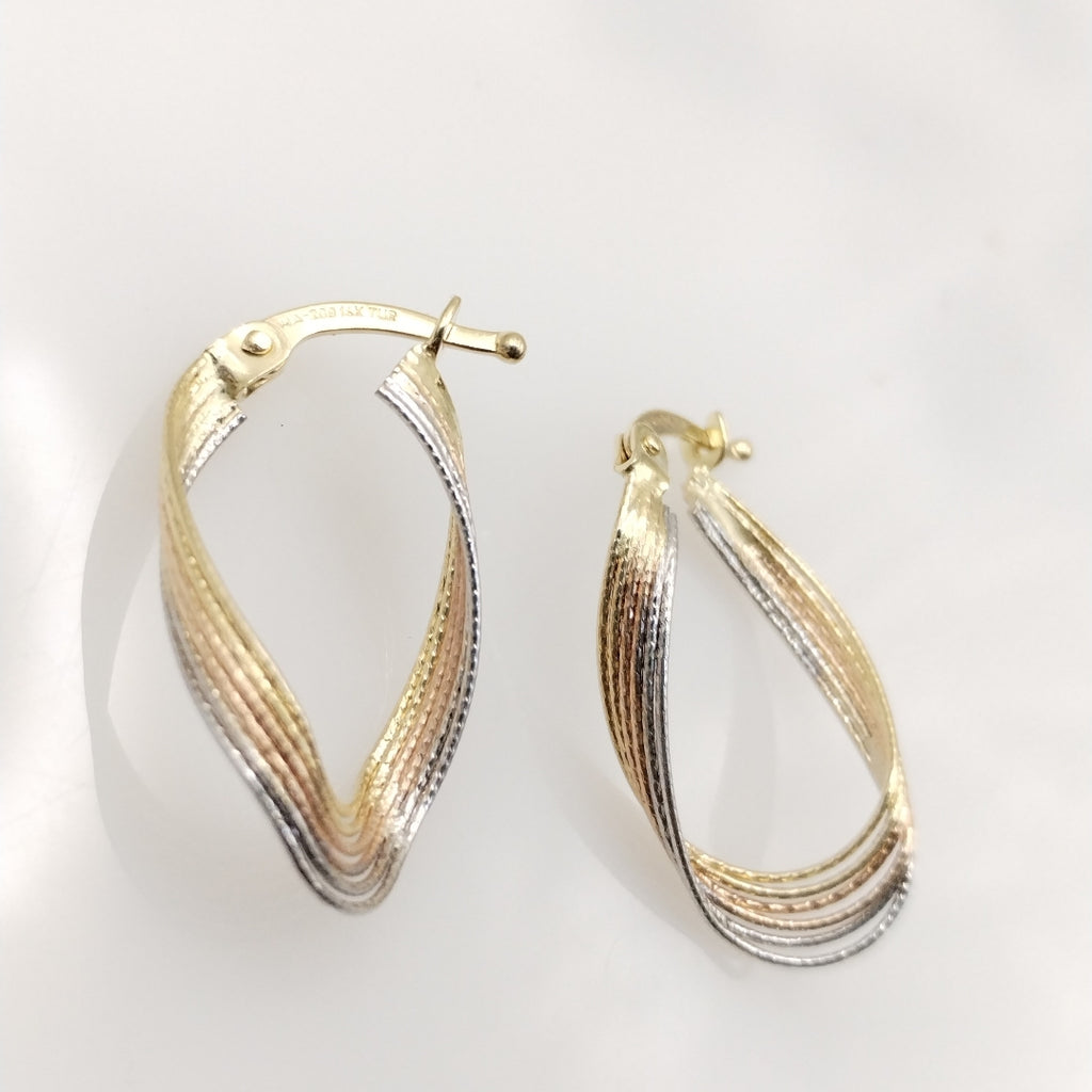 ARETES PAR ORO 14 K 1,60 GRMS (SEMINUEVO)