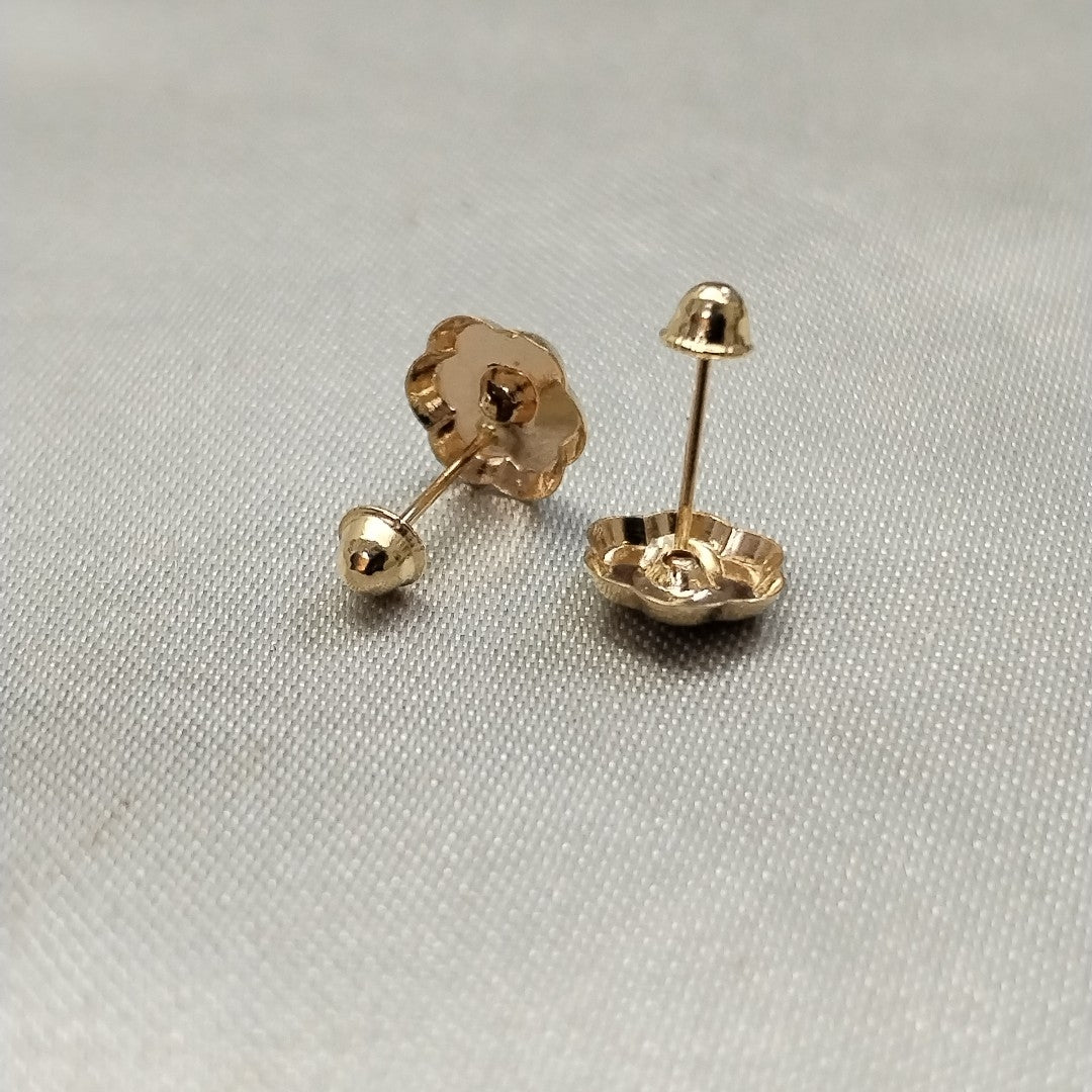 BROQUELES BROQUEL FIG FLOR C CIRCONIA 14K 0.2581 GR (NUEVO)