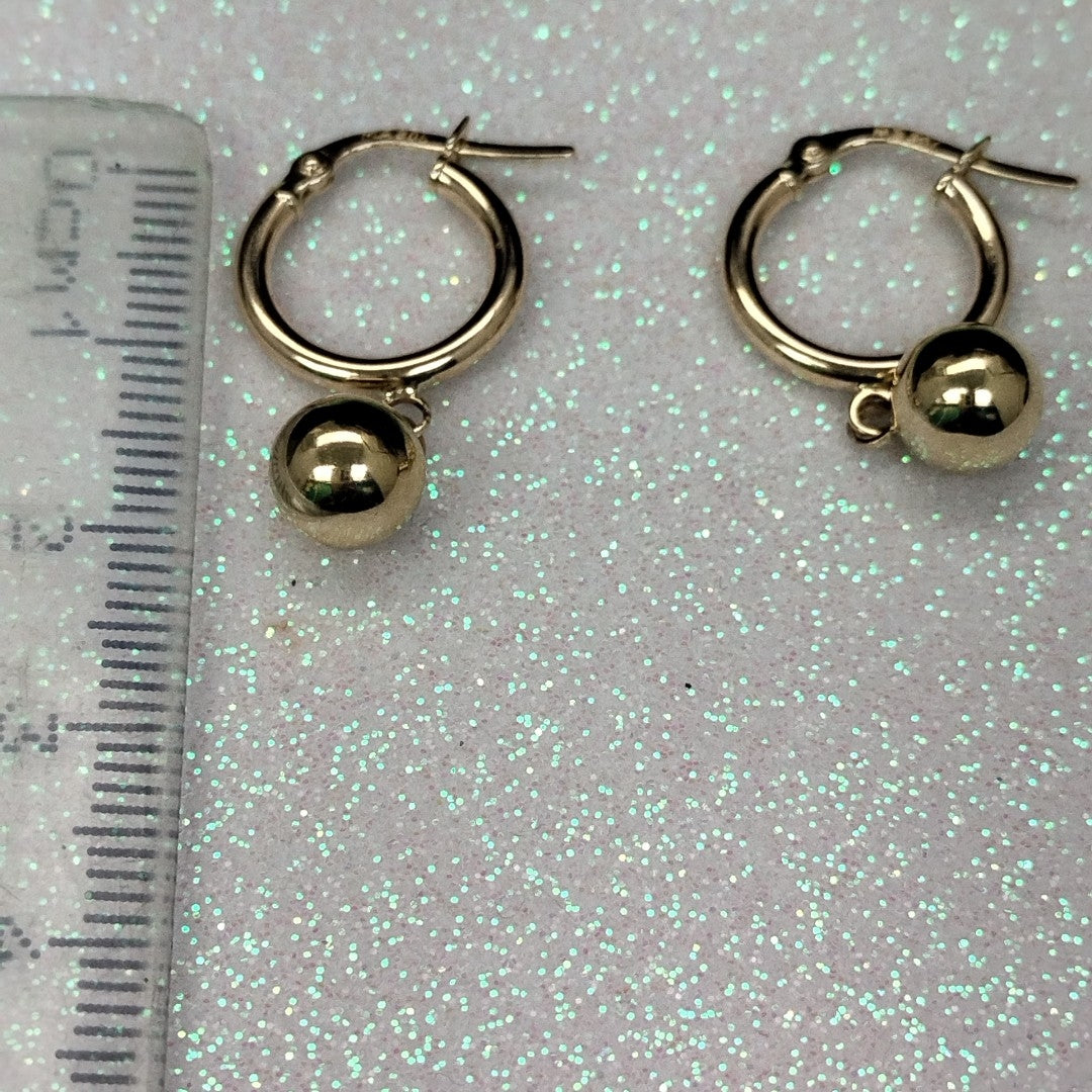 ARRACADAS ORO 14K 1.5 (NUEVO)