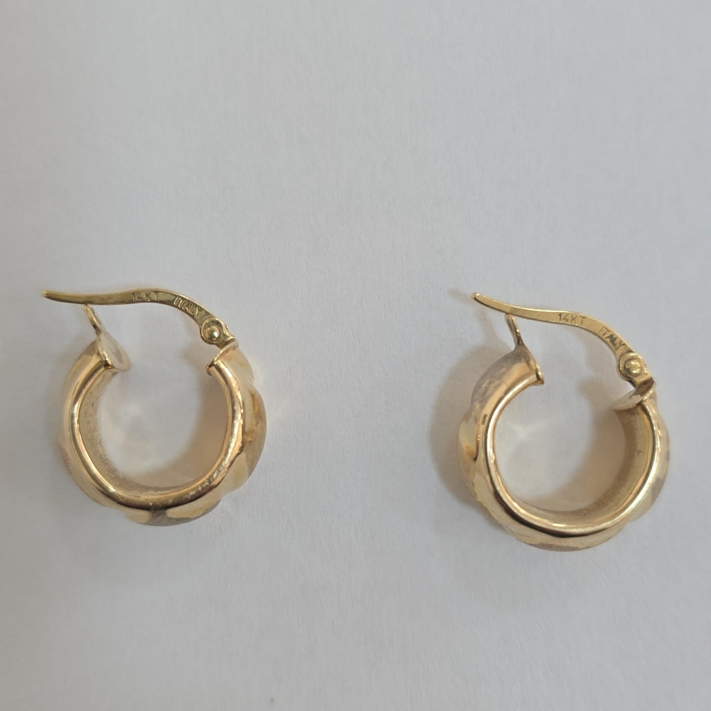 ARRACADAS PAR ORO 14 K 2,50 GRMS (SEMINUEVO)