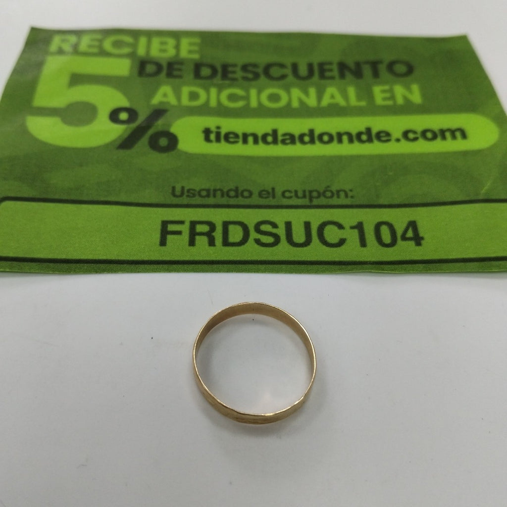 ARGOLLA ORO 10 K 1,20 GRMS (SEMINUEVO)