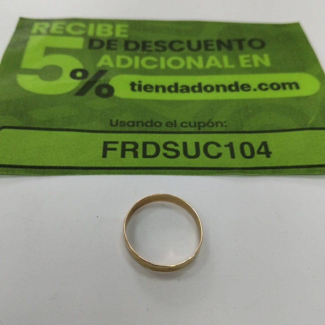 ARGOLLA ORO 10 K 1,20 GRMS (SEMINUEVO)