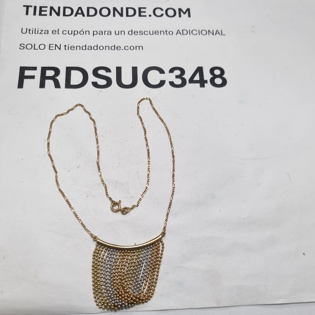 GARGANTILLA ORO 14 K 10.8 GRMS (SEMINUEVO)