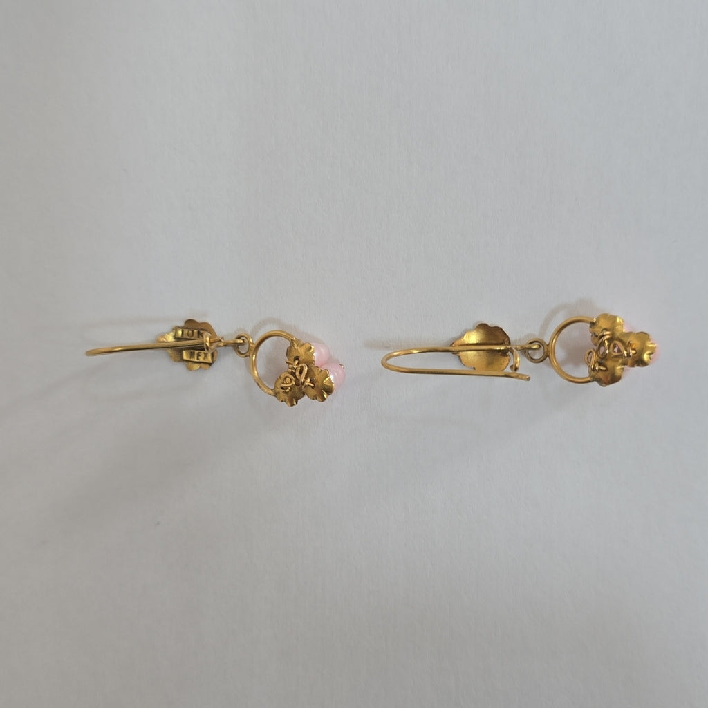 ARETES PAR ORO 8 K 3.2 GRMS (SEMINUEVO)