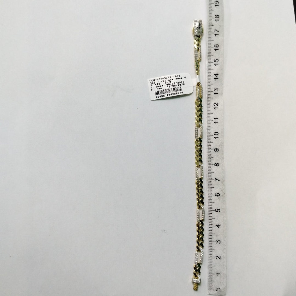 PULSERA MONACO ORO 10K 4.9 (NUEVO)