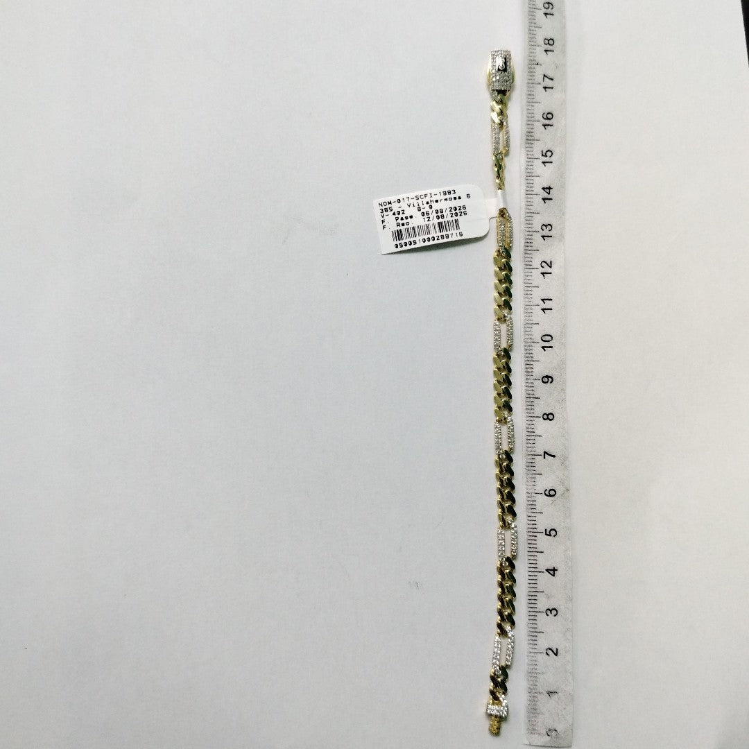 PULSERA MONACO ORO 10K 4.9 (NUEVO)
