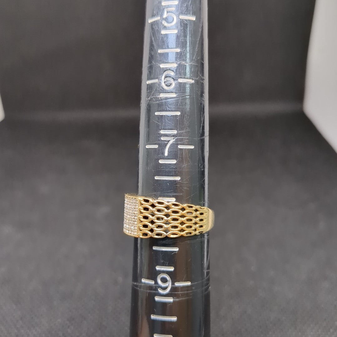 ANILLO ORO 10 K 3.4 GRMS (SEMINUEVO)