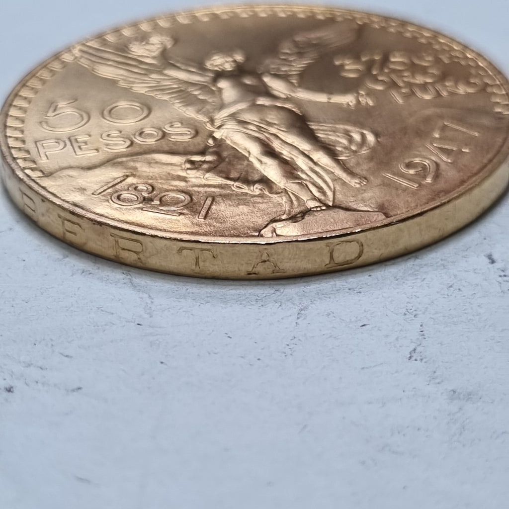 K1 41.6 GRMS 21 K IDENTIFICACIÓN MONEDA NOMINATIVA MONEDAS PESOS 50 PESOS (SEMINUEVO)