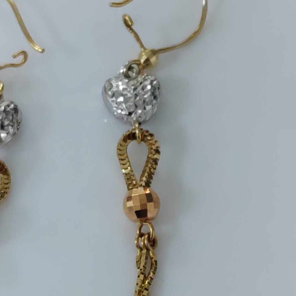 ARETES PAR ORO 14 K 2.5 GRMS (SEMINUEVO)