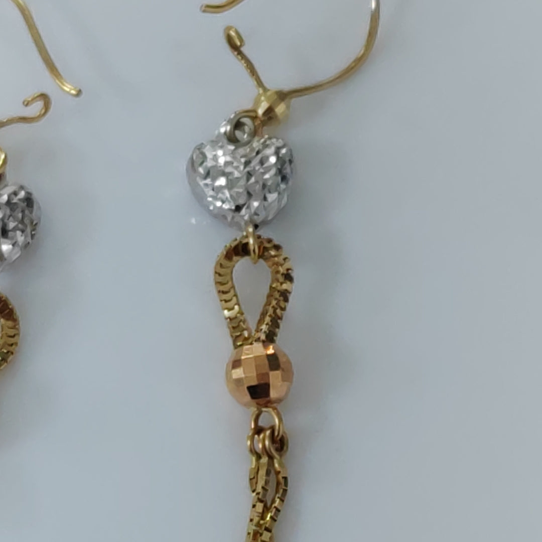 ARETES PAR ORO 14 K 2.5 GRMS (SEMINUEVO)