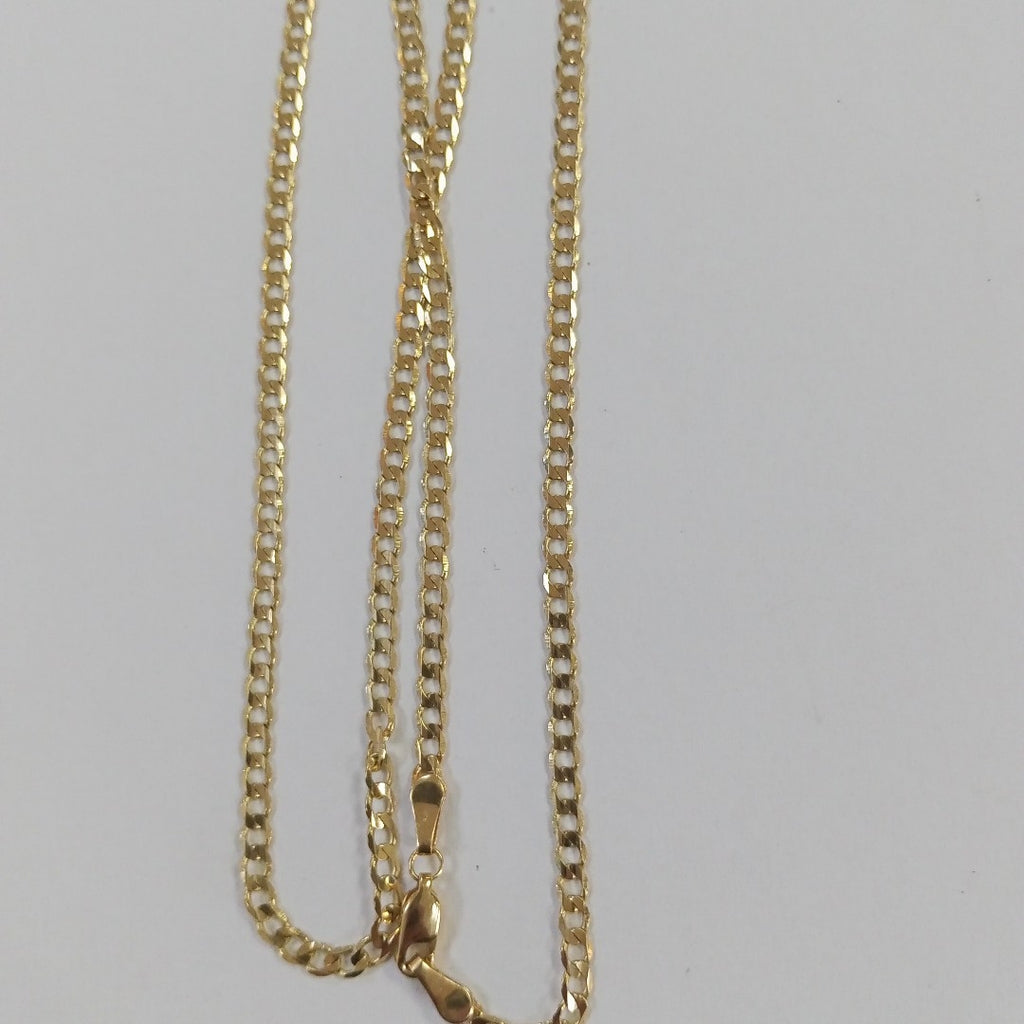 CADENA TEJIDO BARBADA 14K 60 CM 8.9 GR (NUEVO)