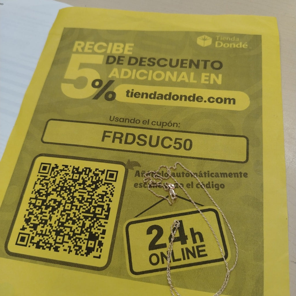CADENA TORZAL 14K 55 CM 2.9 GR (NUEVO)