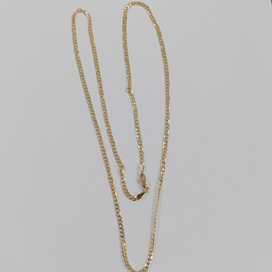 CADENA BARBADA 14K 60 CM 6 GR (NUEVO)