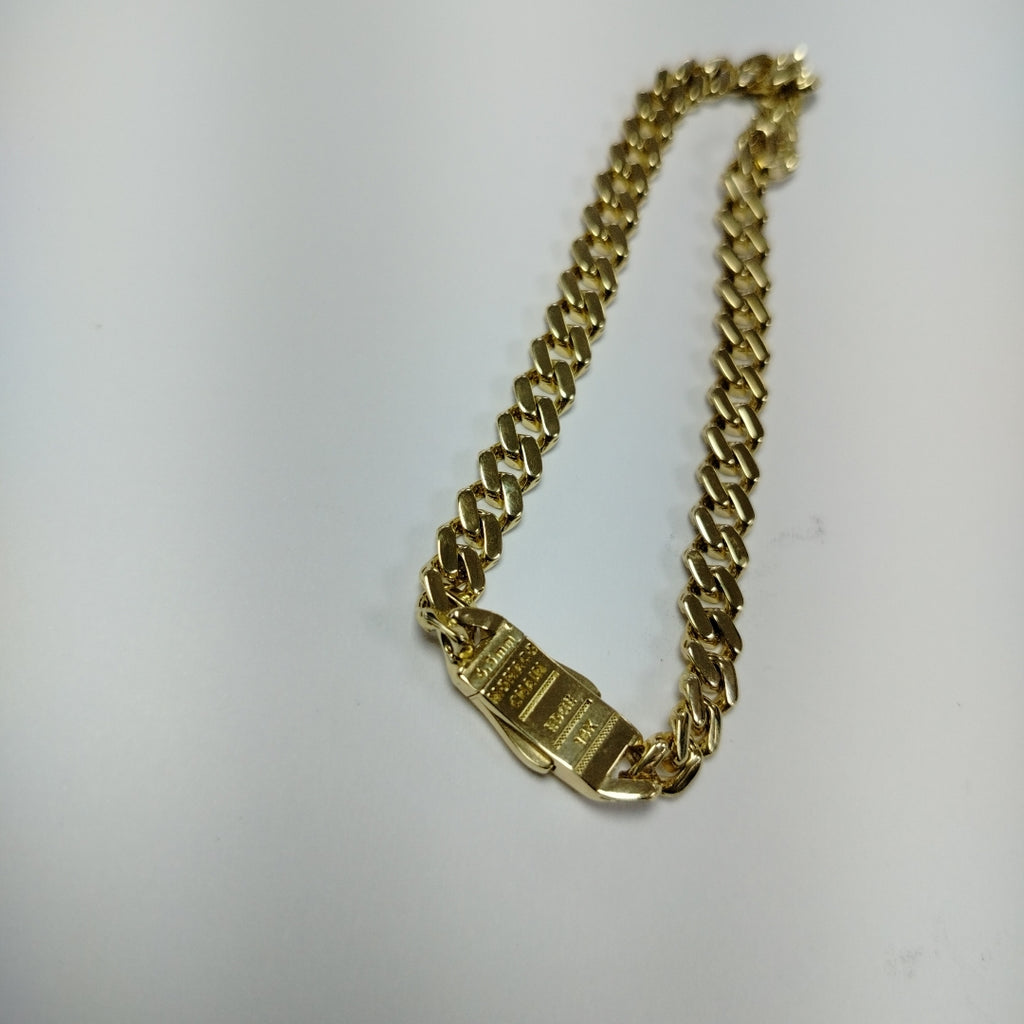 PULSERA CABALLERO MONACO ORO 14K 8.3 (NUEVO)