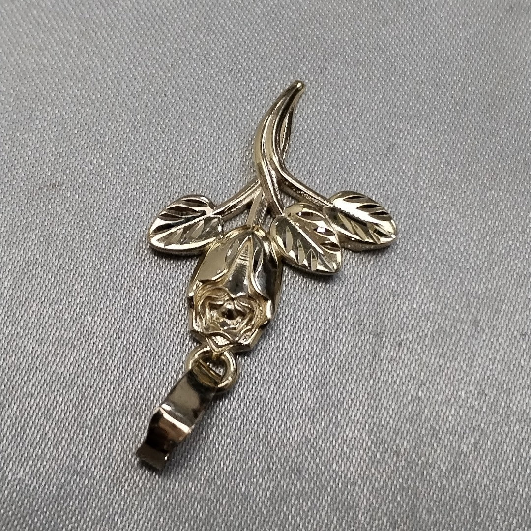 DIJE ROSA 10K 1.4 GR (NUEVO)