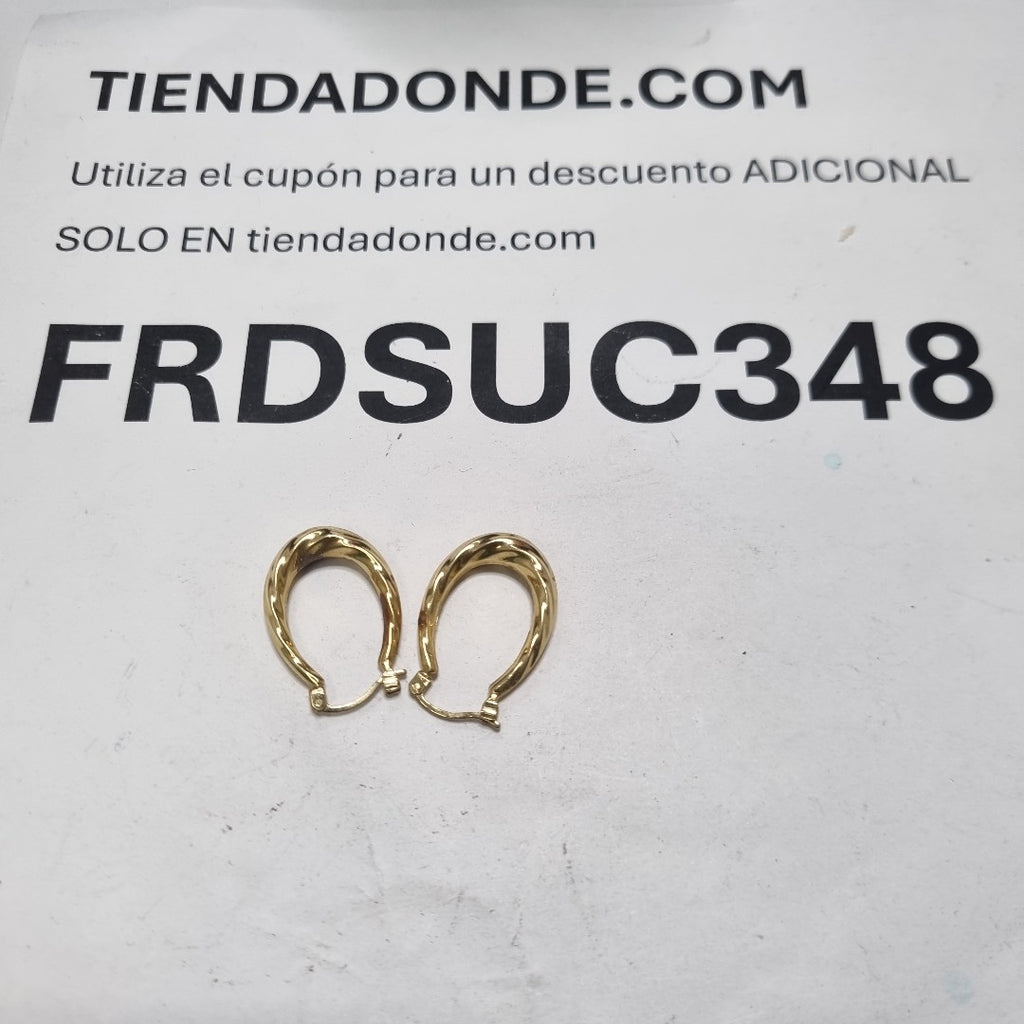ARRACADAS PAR ORO 14 K 1,60 GRMS (SEMINUEVO)