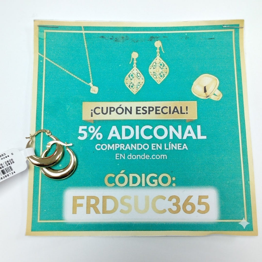 ARRACADAS ORO 14K 2.3 (NUEVO)