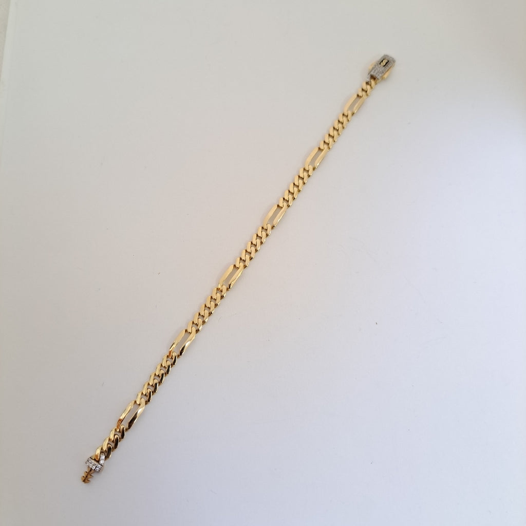 PULSERA MONACO ORO 14K 5.3 (NUEVO)