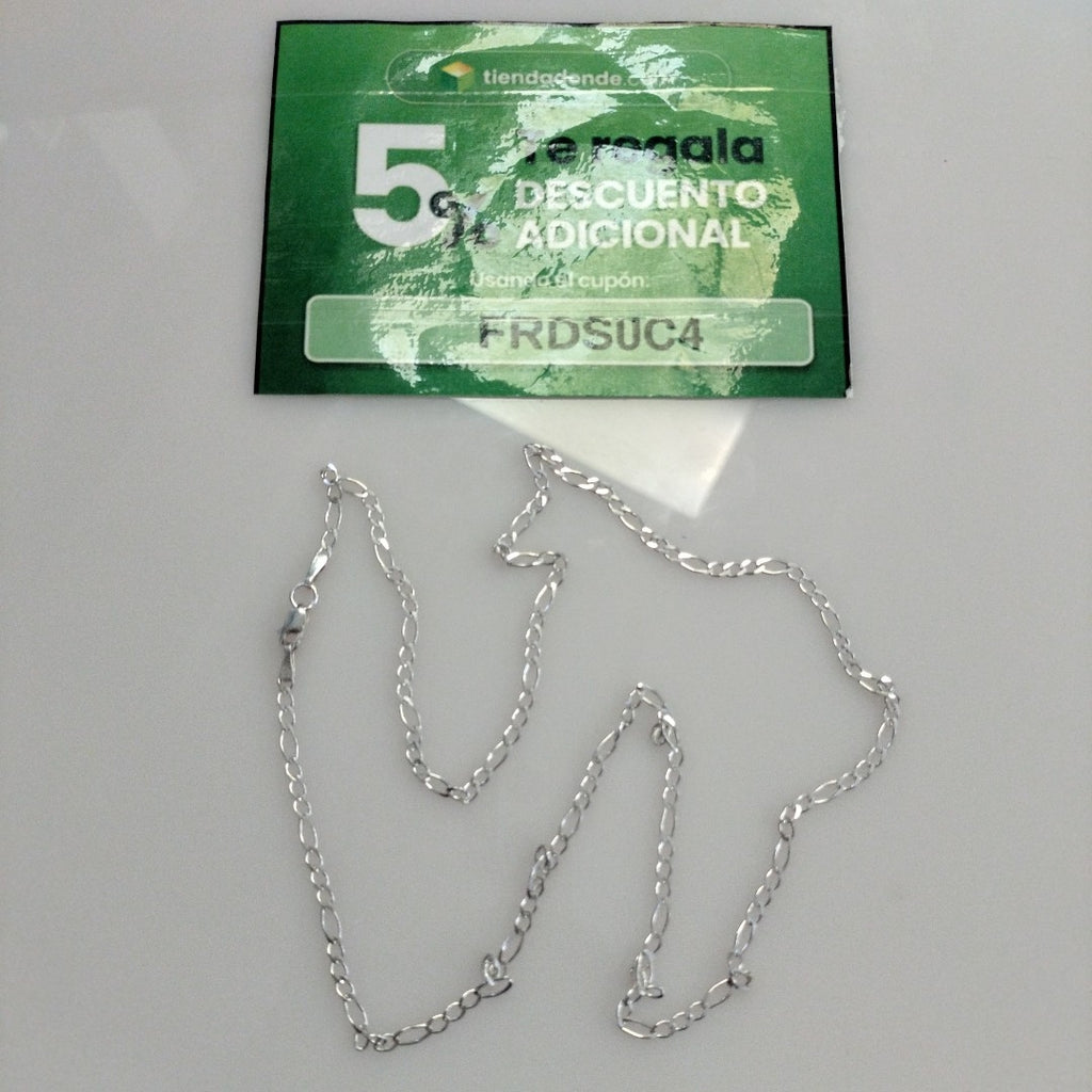 CADENA 3X1 PLATA .925 60 CM 4.72 GR (NUEVO)