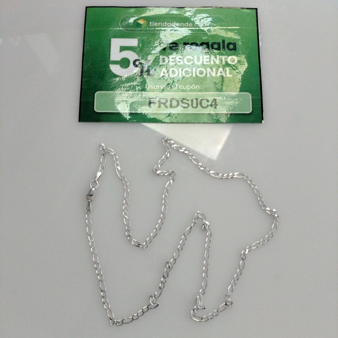 CADENA 3X1 PLATA .925 60 CM 4.72 GR (NUEVO)
