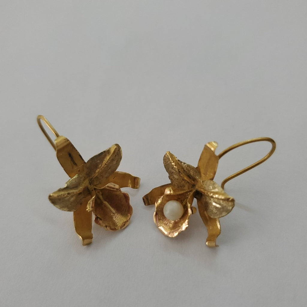 ARETES PAR ORO 18 K 3.3 GRMS (SEMINUEVO)