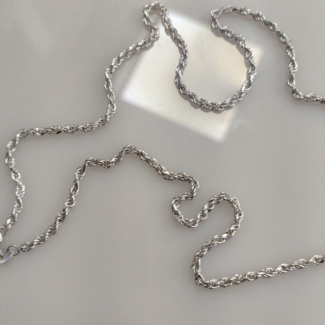 CADENA TORZAL PLATA .925 50 CM 8.52 GR (NUEVO)