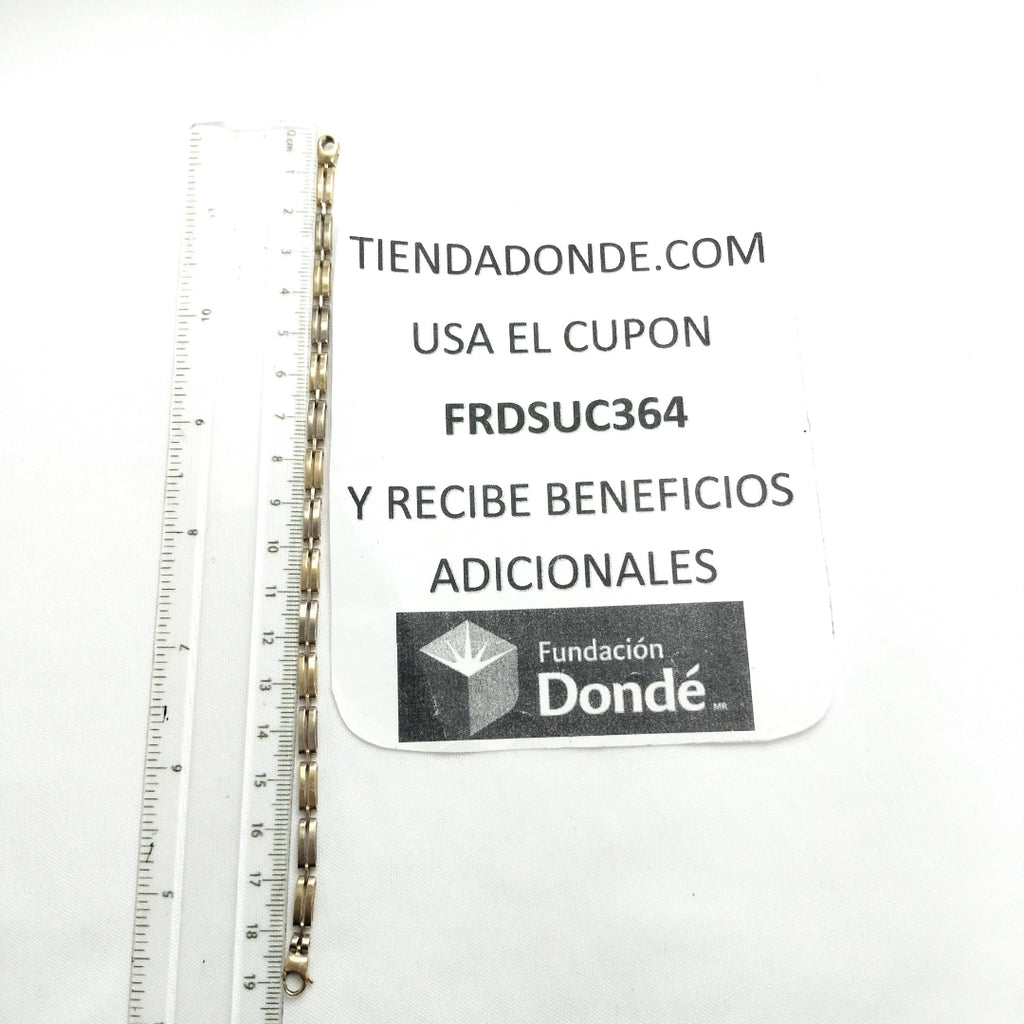 PULSERA ORO COMBINADO 14 K 3,50 GRMS (SEMINUEVO)