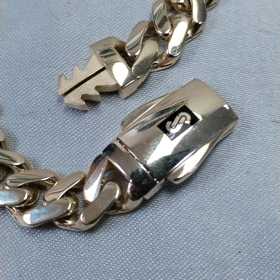 PULSERA MONACO ORO 14K 9.9 (NUEVO)