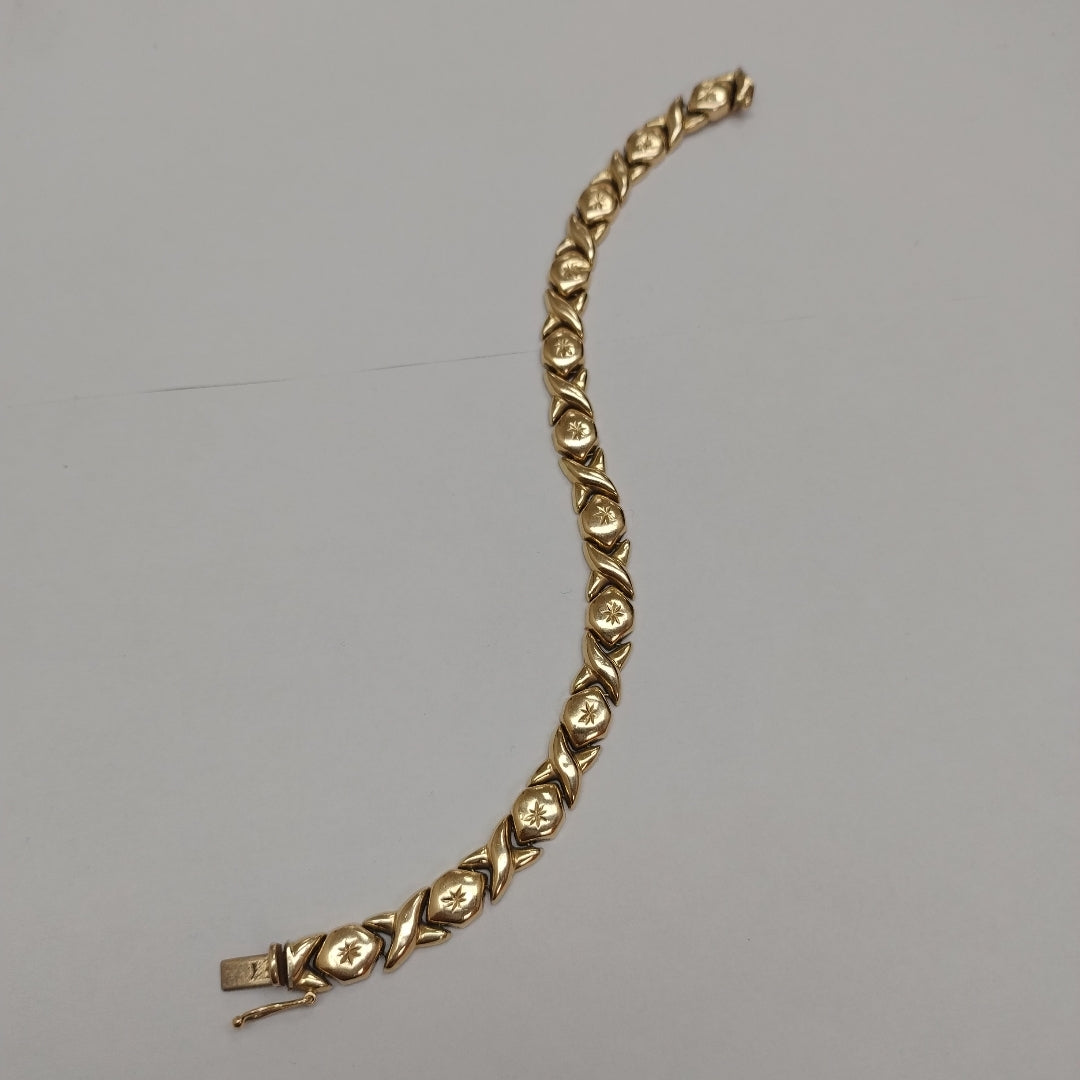 PULSERA ORO 14 K 8.7 GRMS (SEMINUEVO)
