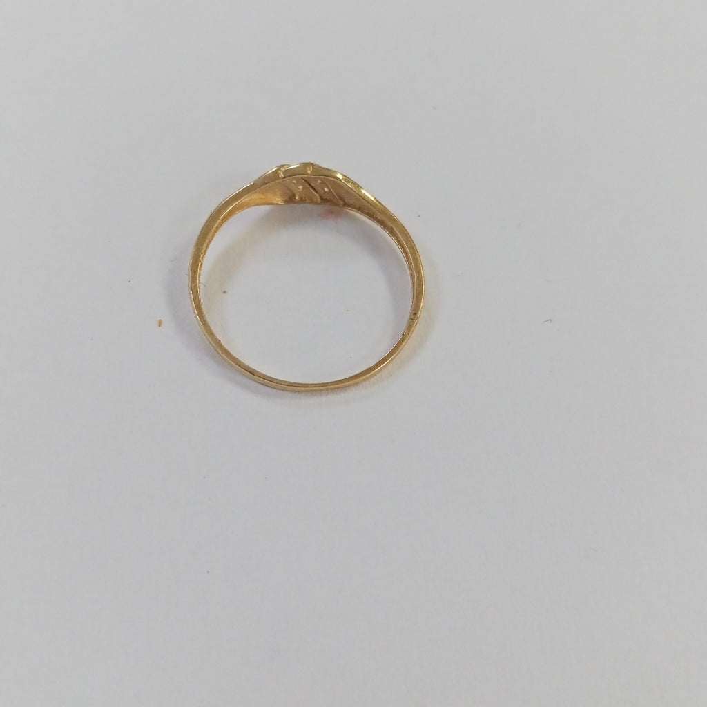 ANILLO ANILLITO C CIRCONIAS 14K 7.5 TALLA 1.2 GR (NUEVO)