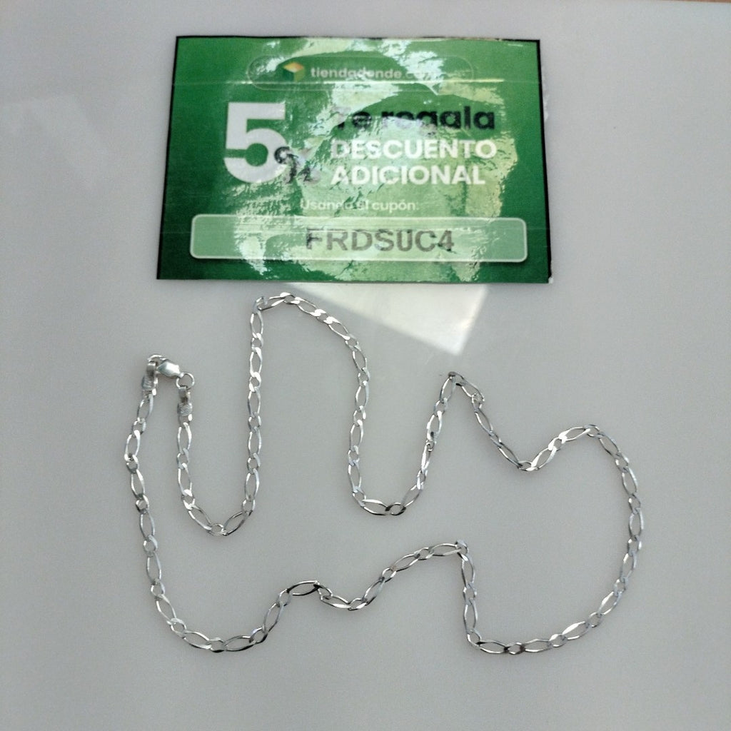 CADENA 1X1 PLATA .925 55 CM 6.52 GR (NUEVO)