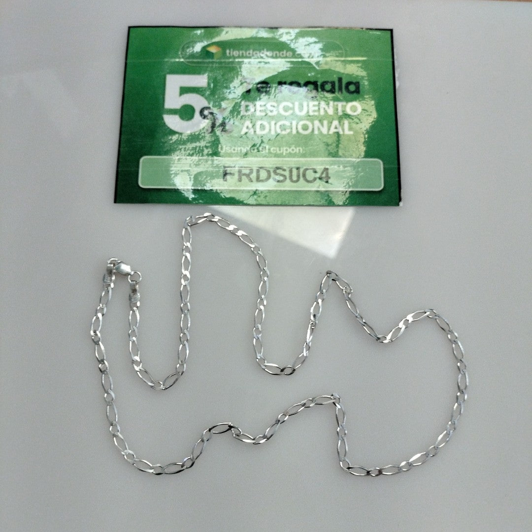 CADENA 1X1 PLATA .925 55 CM 6.52 GR (NUEVO)