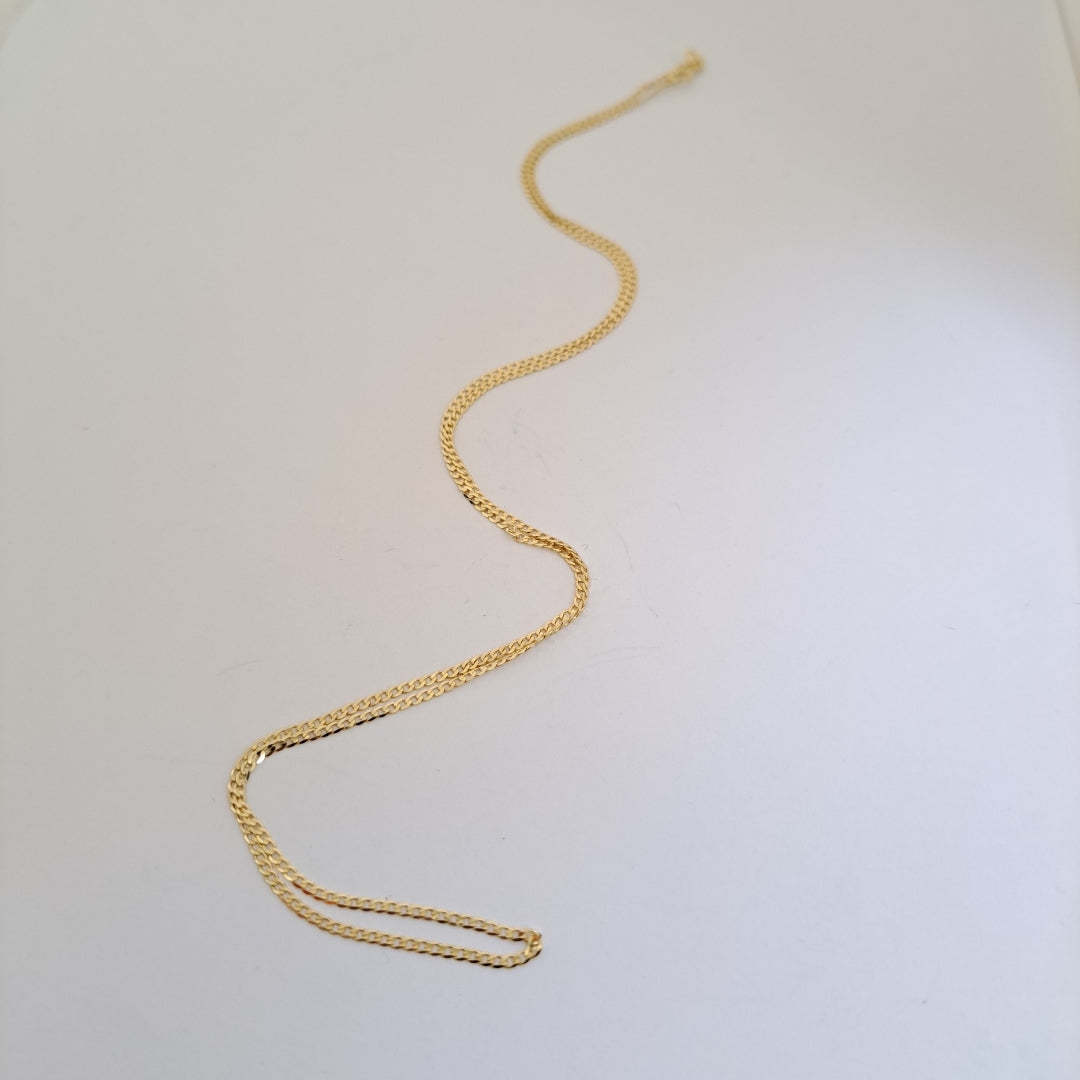 CADENAS BARBADA AMARILLA ORO 14K 2.2 (NUEVO)