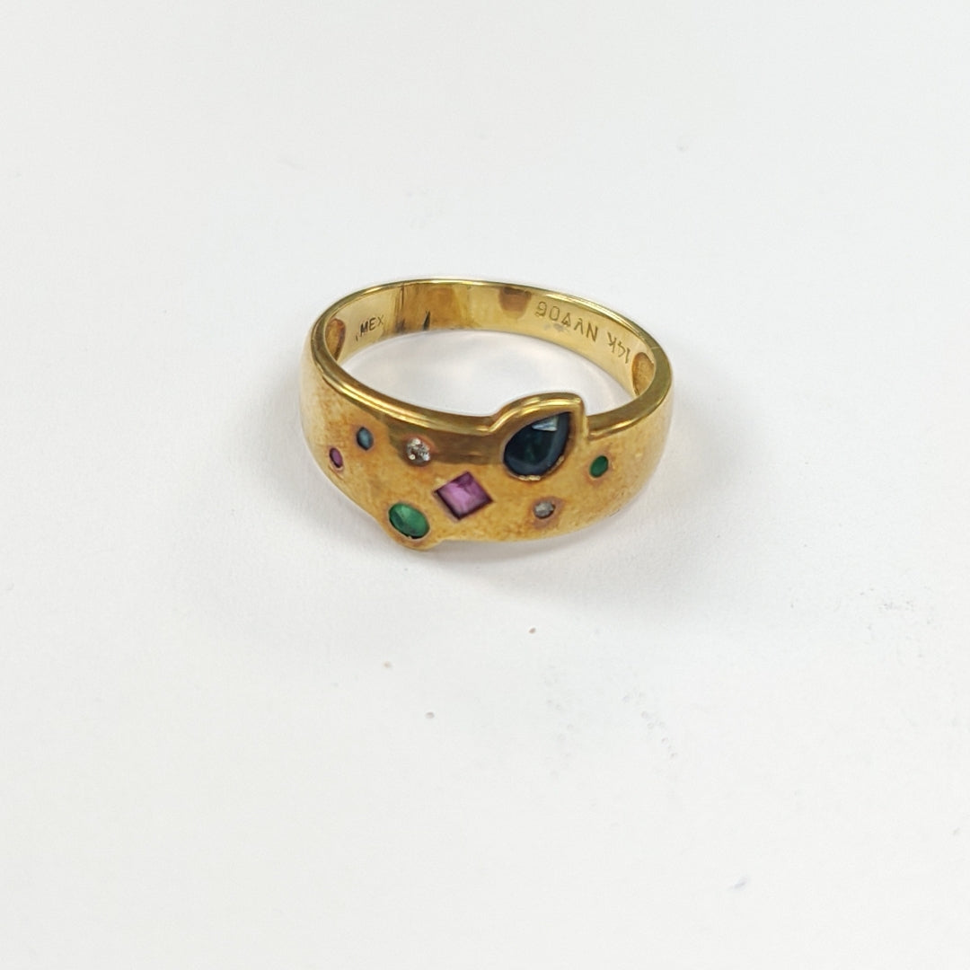 ANILLITO ORO 14 K 3.3 GRMS (SEMINUEVO)
