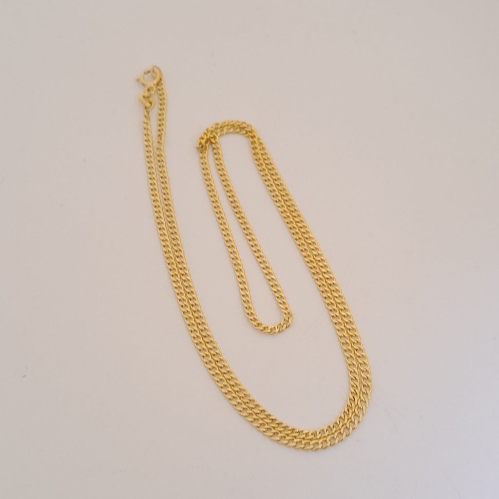 CADENAS BARBADA AMARILLA ORO 14K 2.1 (NUEVO)