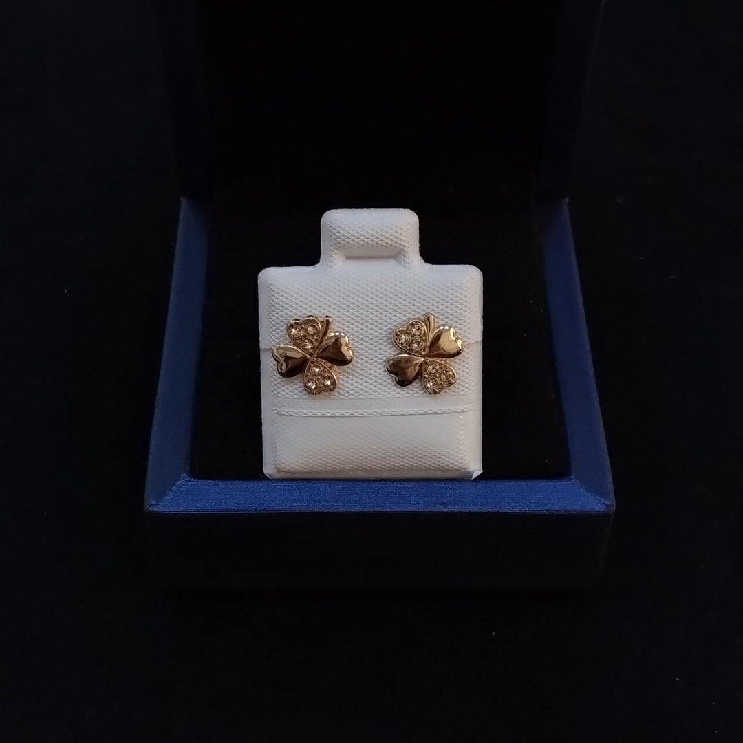 BROQUELES BROQUEL FIG TREBOL 14K 0.2851 GR (NUEVO)