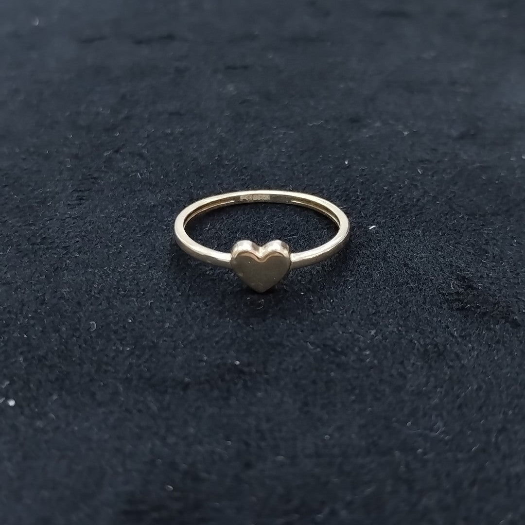 ANILLOS ANILLITO FIG CORAZON 10K TALLA 7 1.1 GR (NUEVO)