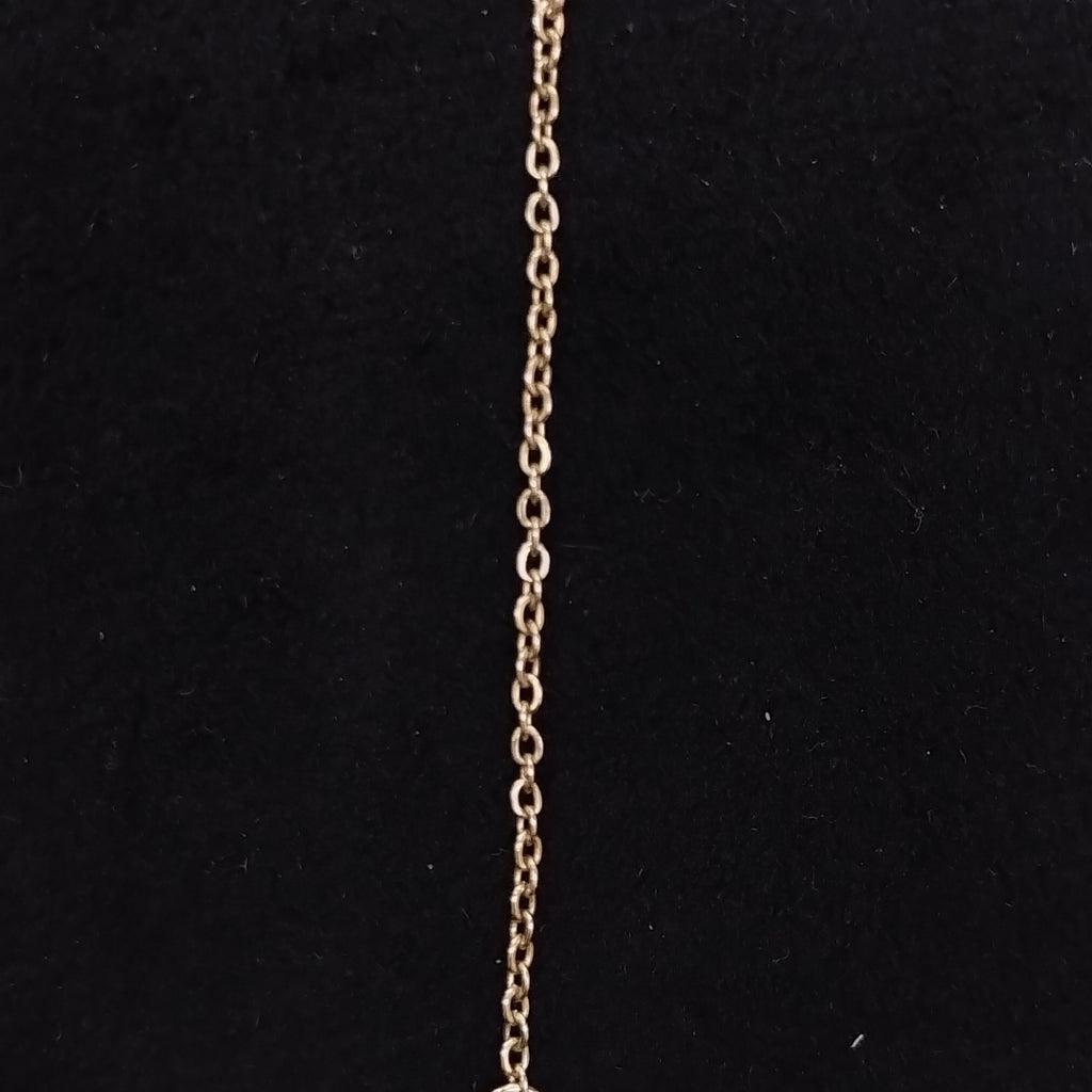 PULSERA TEJIDO ESP CON TREBOL 14K 18 CM 1.6 GR (NUEVO)