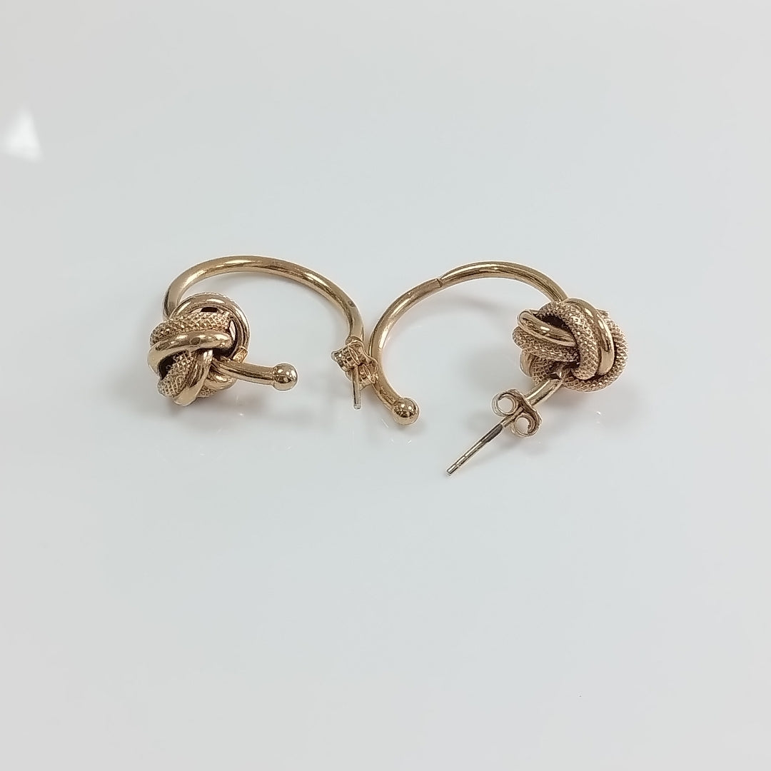 ARRACADAS PAR ORO 14 K 2,60 GRMS (SEMINUEVO)
