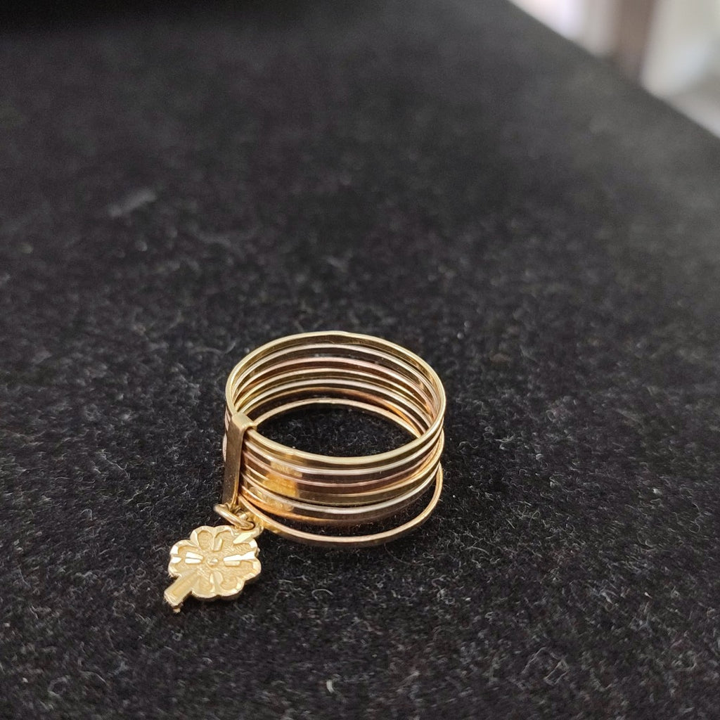 ANILLITO ORO,ORO COMBINADO 14 K 3,00 GRMS (SEMINUEVO)