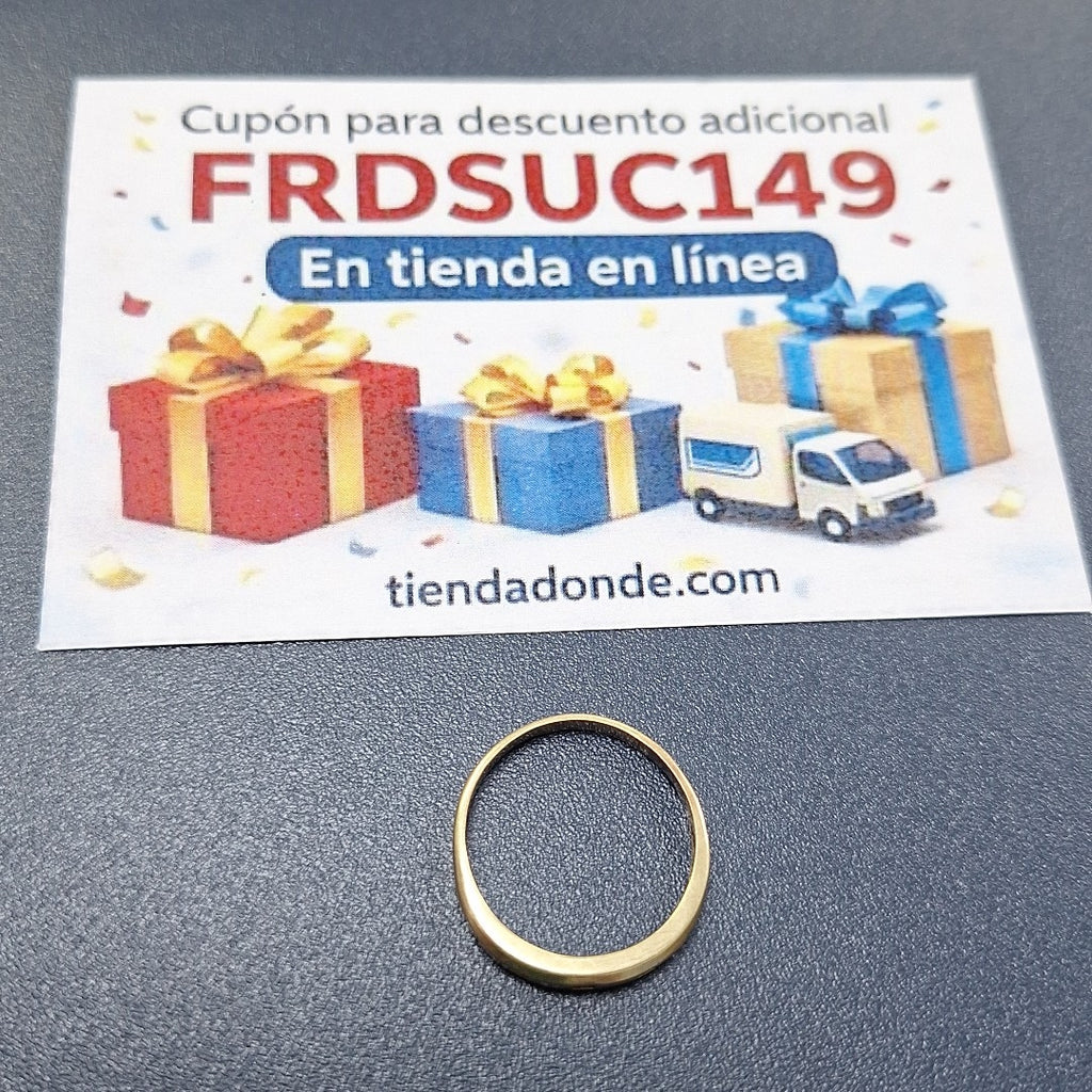 ANILLO ORO 10 K 2,70 GRMS (SEMINUEVO)